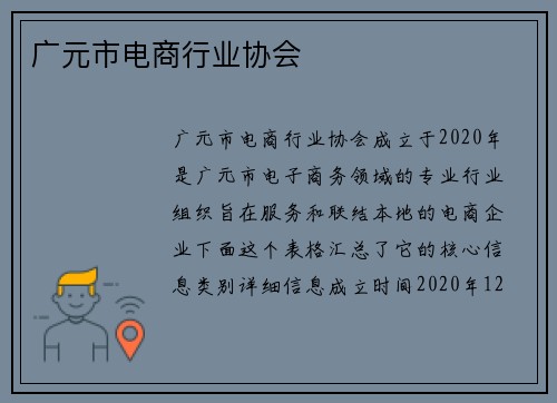 广元市电商行业协会